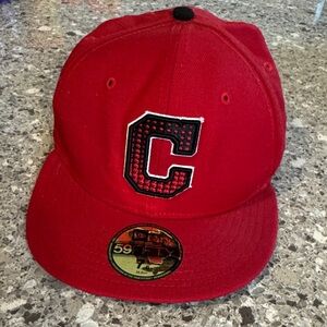 Cleveland New Era 59FIFTY Fitted Hat – Size 7 1/8
